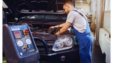 ورشة تعبئة فريون السيارات في الدمام