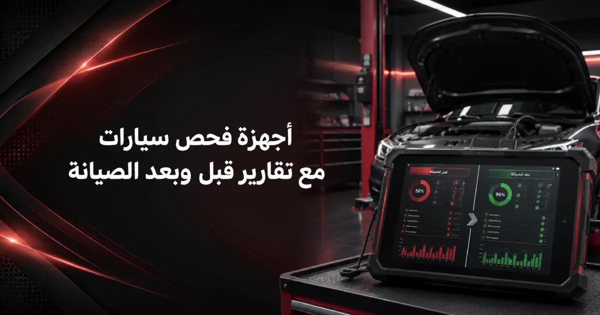 أجهزة فحص سيارات مع تقارير قبل وبعد الصيانة