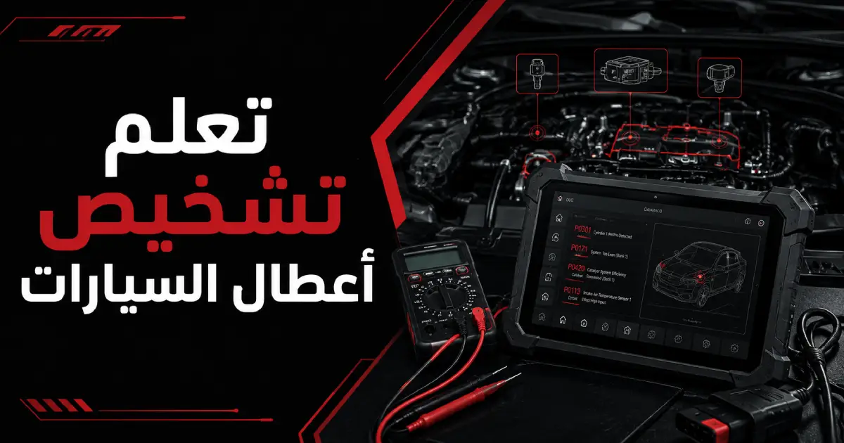تعلم تشخيص أعطال السيارات: منهج عملي بدون تخمين