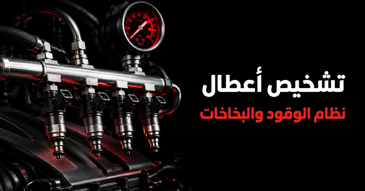 تشخيص نظام الوقود والبخاخات: ضغط وتدفق وFuel Trim
