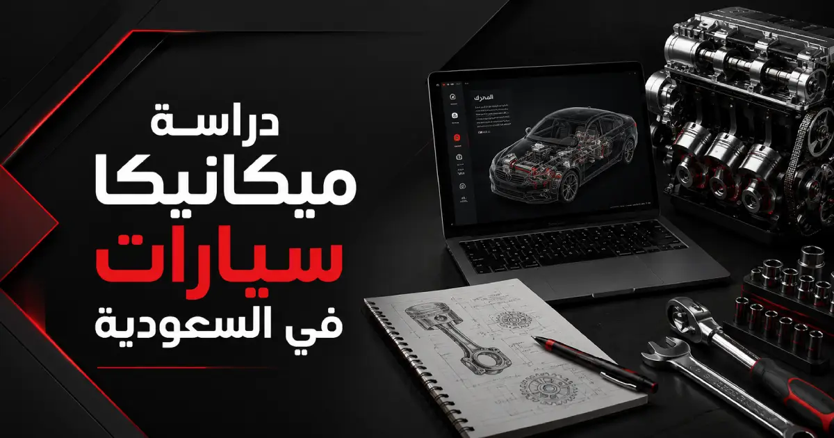 دراسة ميكانيكا سيارات في السعودية: المسارات وأفضل تخصص