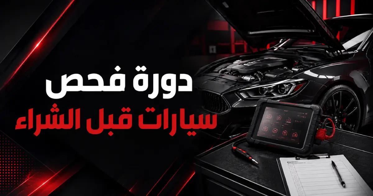 دورة فحص سيارات قبل الشراء: تعلم إعداد تقرير فني احترافي